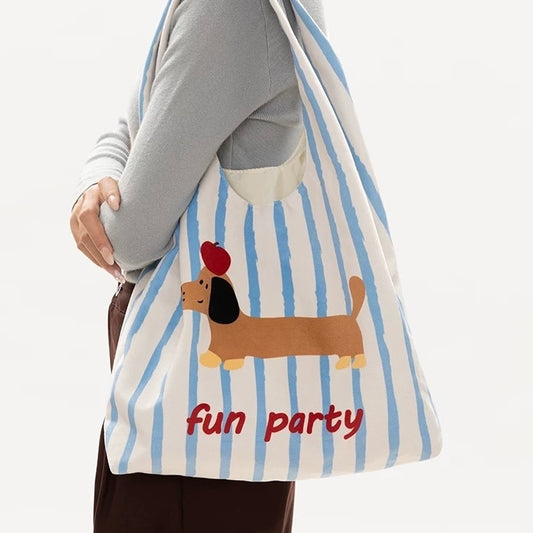 Fun Party Pup Tote