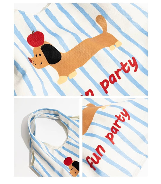Fun Party Pup Tote