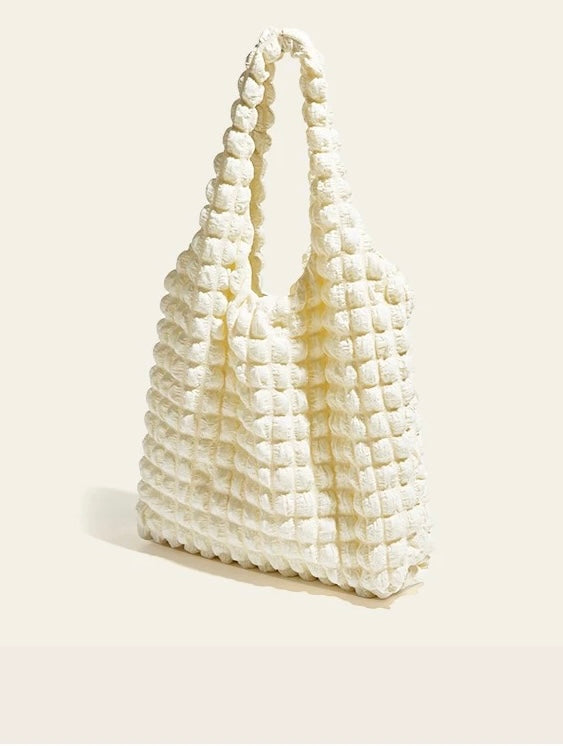 Marshmallow Grid Tote