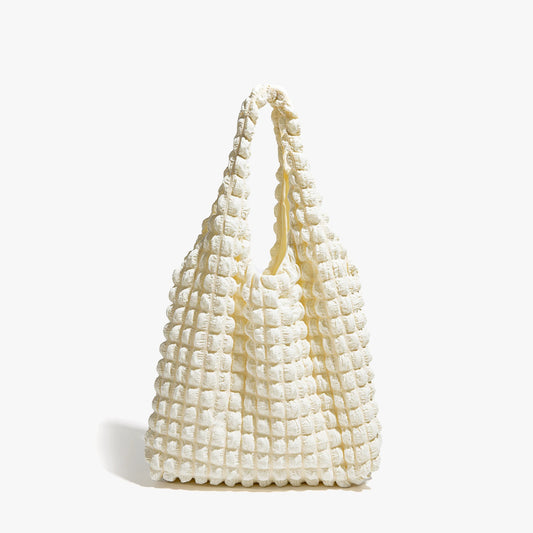 Marshmallow Grid Tote